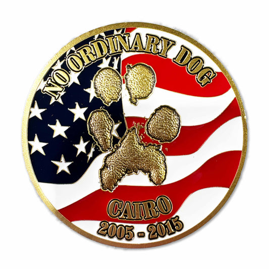 Naval Special Warfare Canes Pugnaces No Ordinary Dog Challenge 2" Challenge Coin