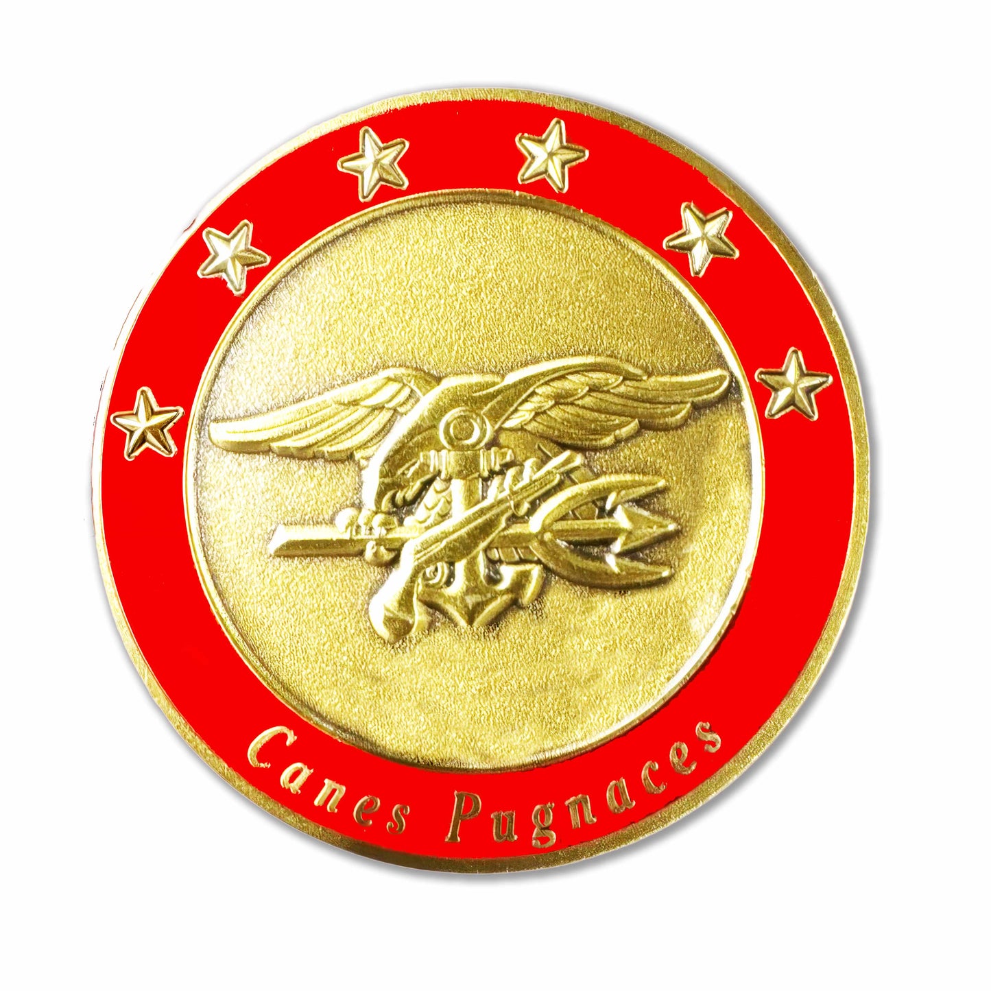 Naval Special Warfare Canes Pugnaces No Ordinary Dog Challenge 2" Challenge Coin