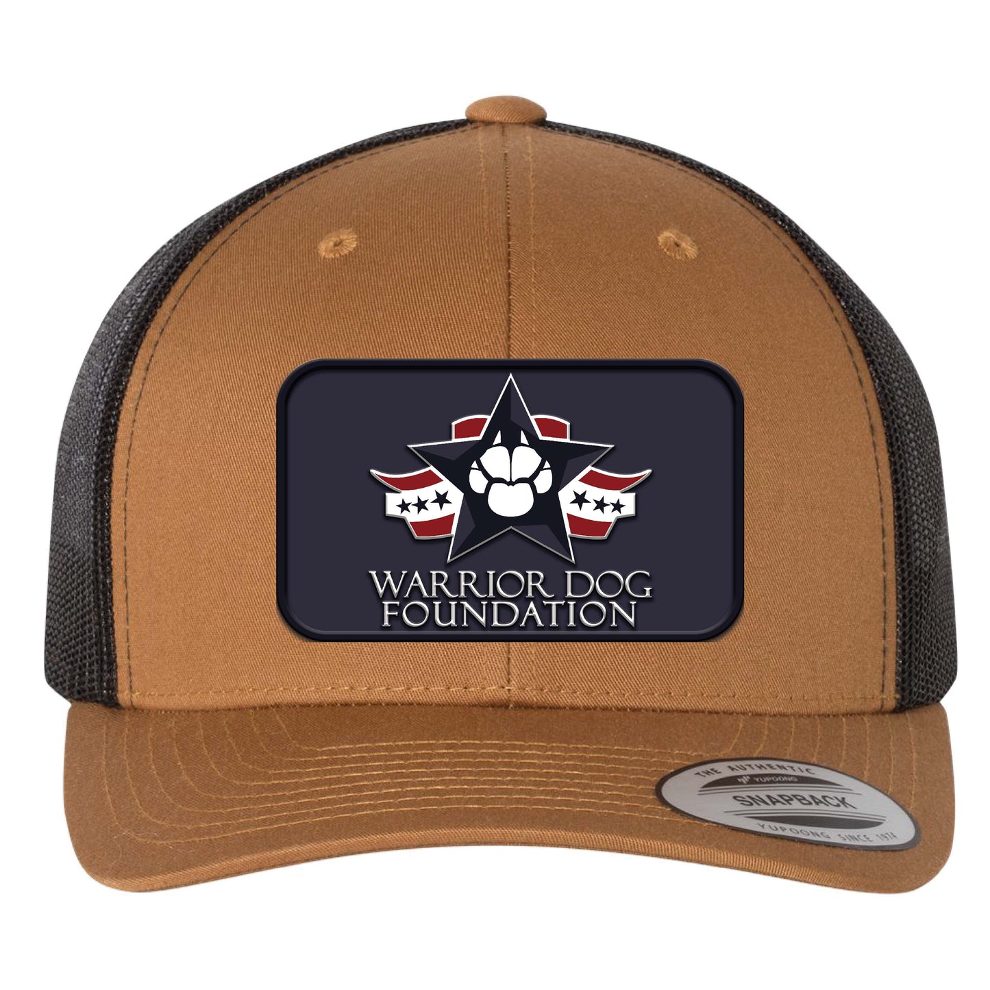 Limited Edition - PVC Patch Trucker Hat - Caramel/ Black