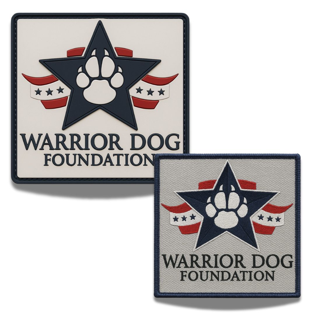 Warrior Dog Patch - 3"x3"