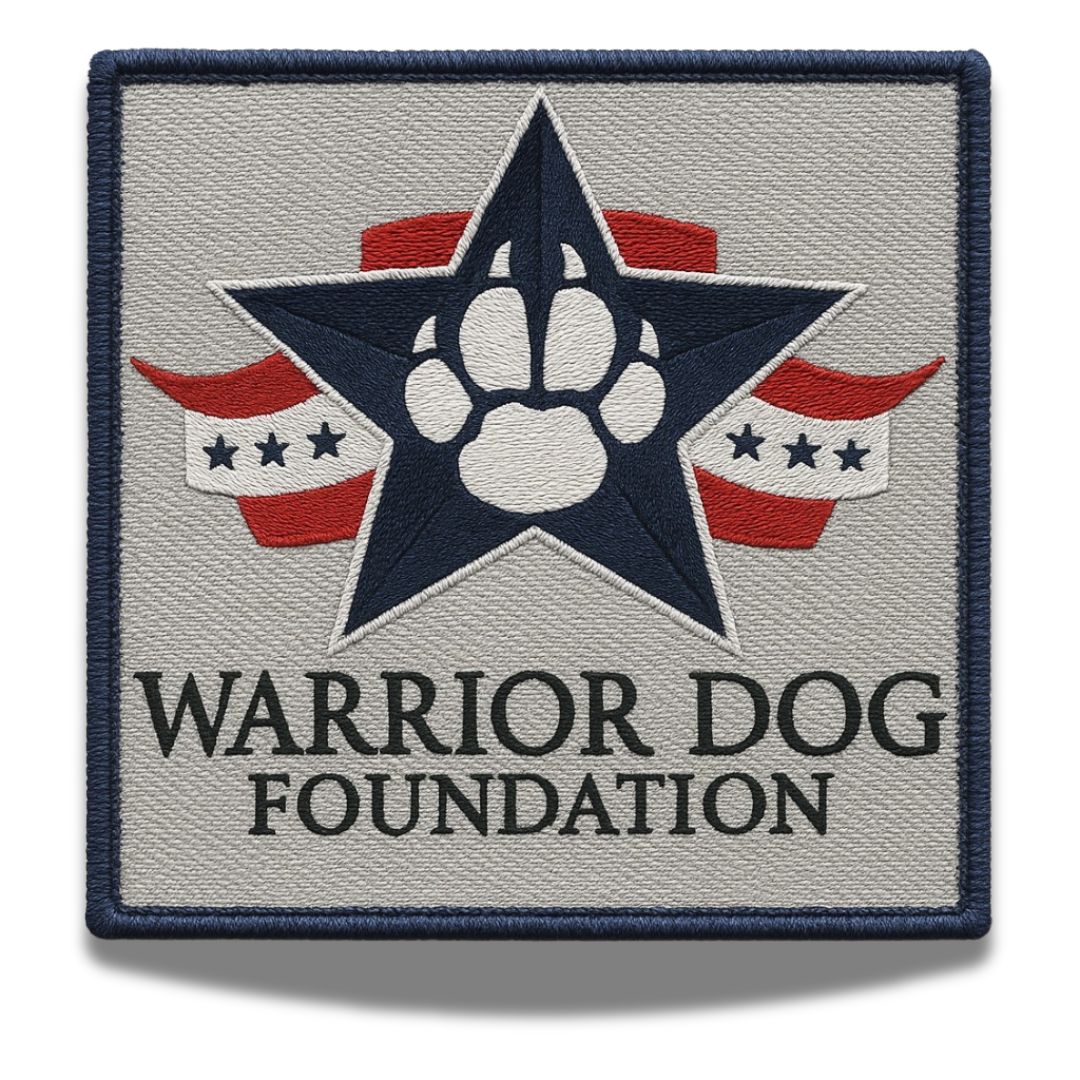 Warrior Dog Patch - 3"x3"