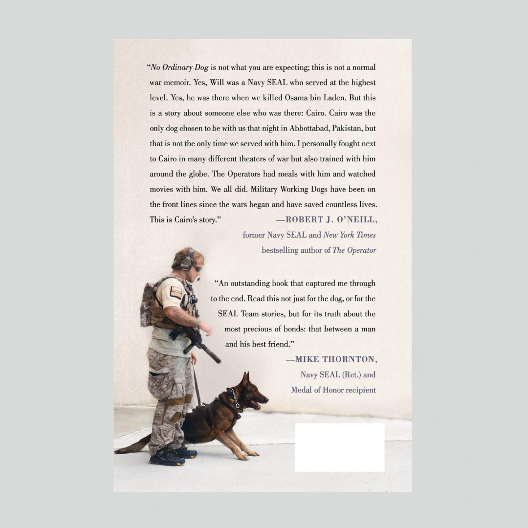 Autographed “No Ordinary Dog: My Partner from the SEAL Teams to the Bin Laden Raid,” Paperback