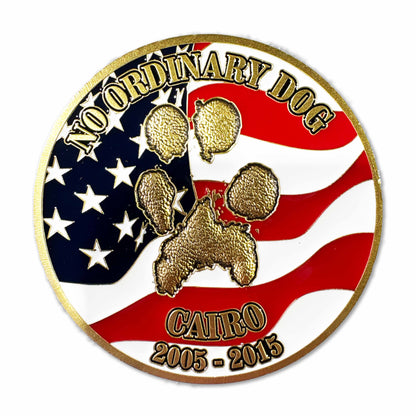Naval Special Warfare Canes Pugnaces No Ordinary Dog Challenge 2" Challenge Coin