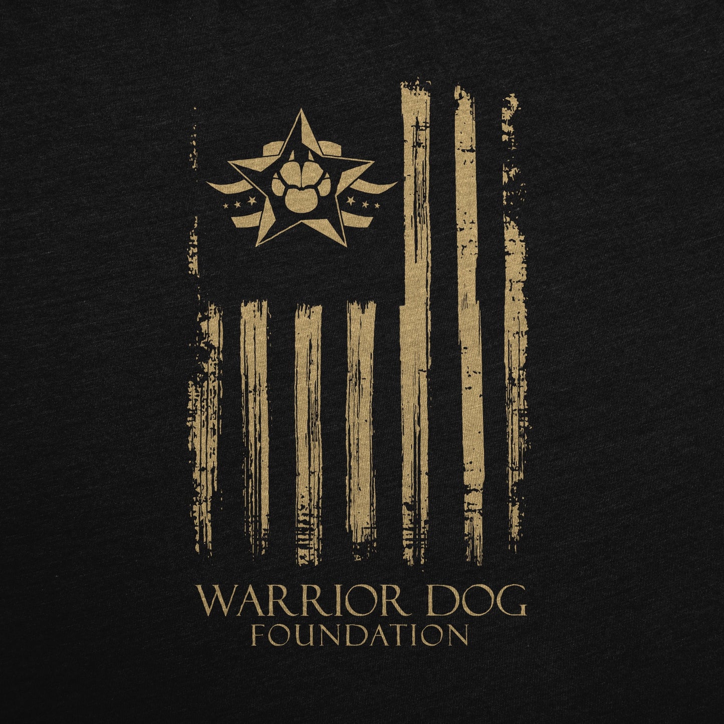 Warrior Dog Foundation Flag Hoodie - Black