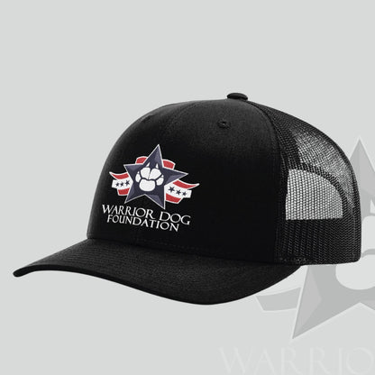 Warrior Dog Foundation Snapback Hat  - Black