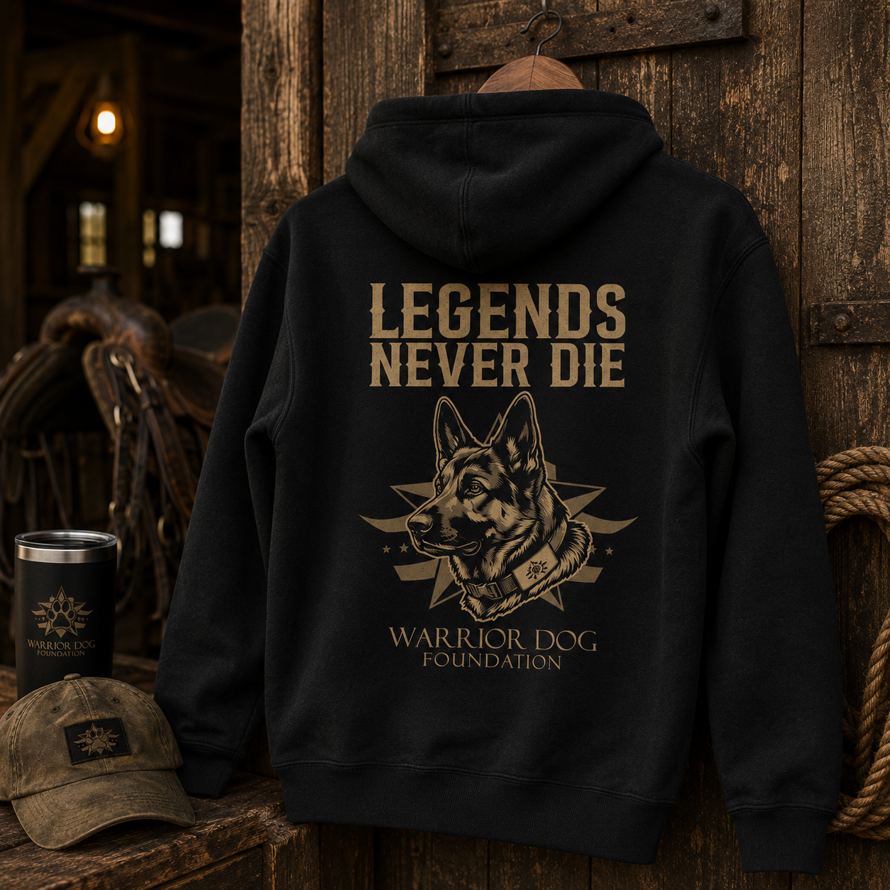 Will Chesney Legends Never Die Hoodie - Black