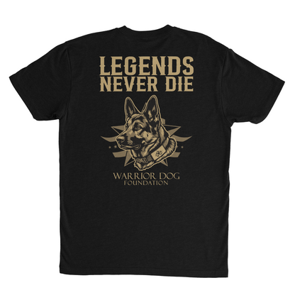 Will Chesney Legends Never Die T-Shirt - Black