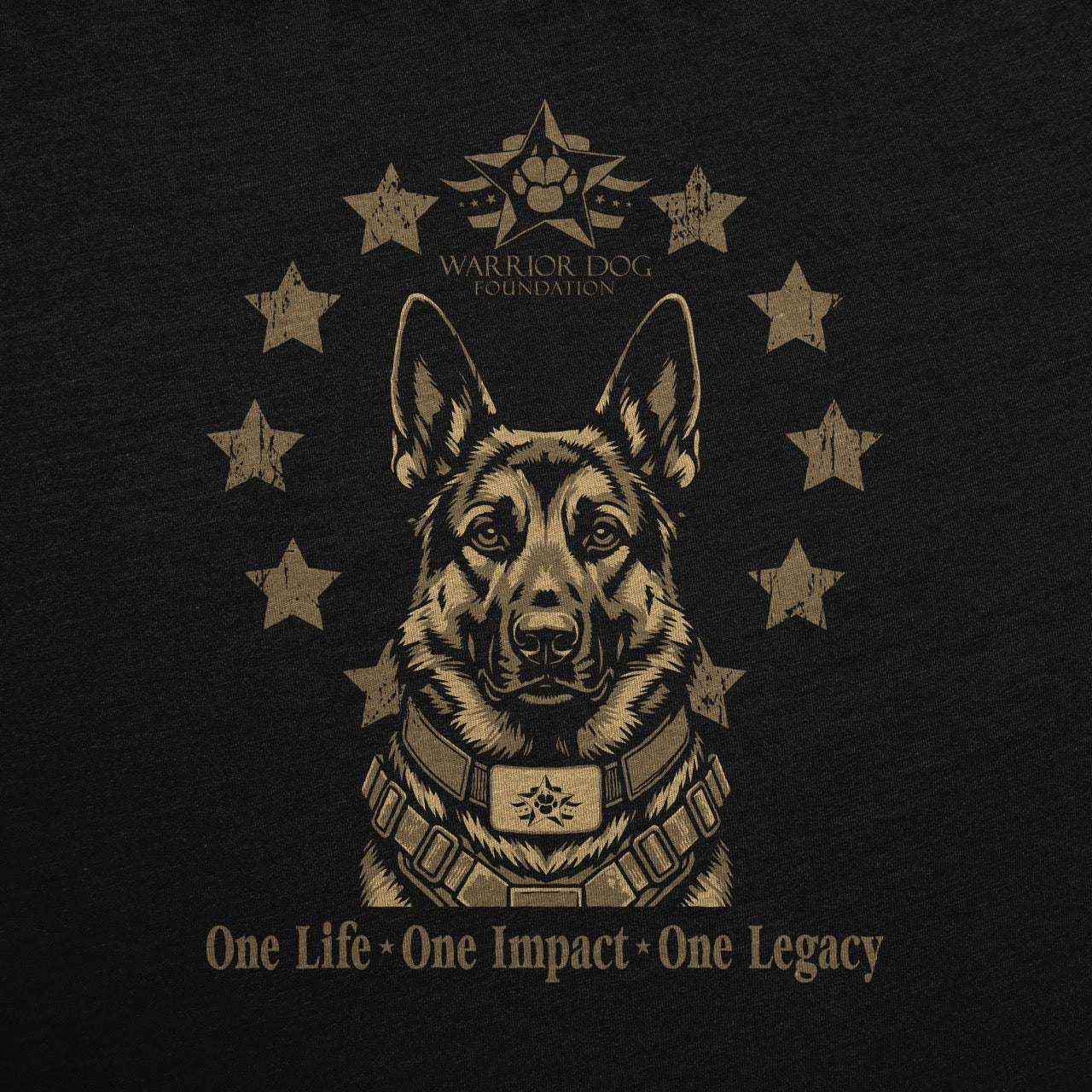 One Life. One Impact. One Legacy T-Shirt - Black