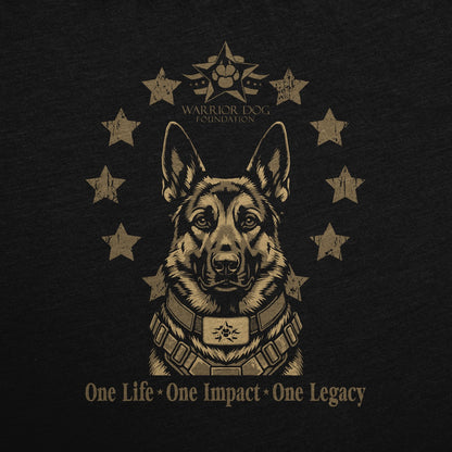 One Life. One Impact. One Legacy T-Shirt - Black