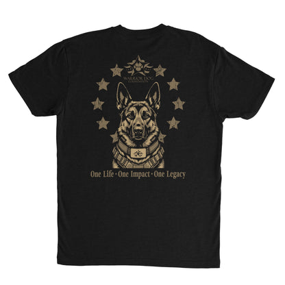 One Life. One Impact. One Legacy T-Shirt - Black