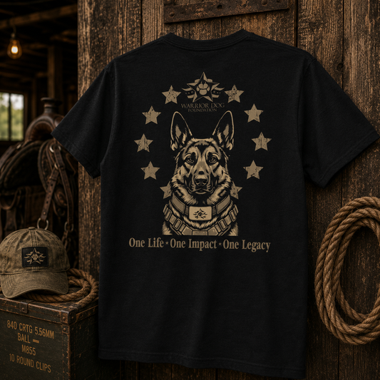 One Life. One Impact. One Legacy T-Shirt - Black