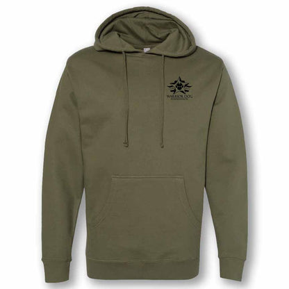 Warrior Dog Foundation Flag Hoodie - Olive Drab