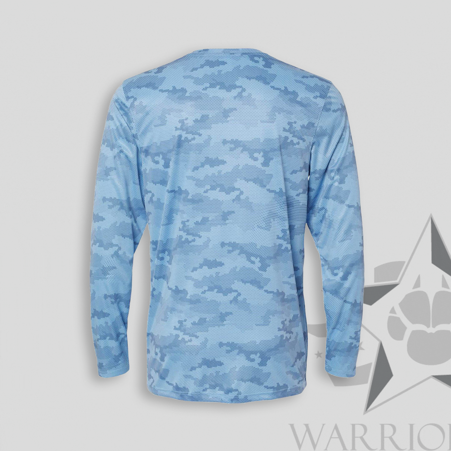 Warrior Dog Foundation Camo Long Sleeve T-Shirt - Blue Mist