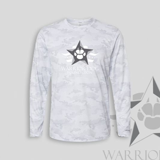 Warrior Dog Foundation Camo Long Sleeve T-Shirt - White