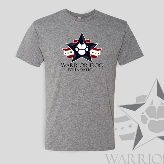 Warrior Dog Foundation Men's T-Shirt - Heather Gray