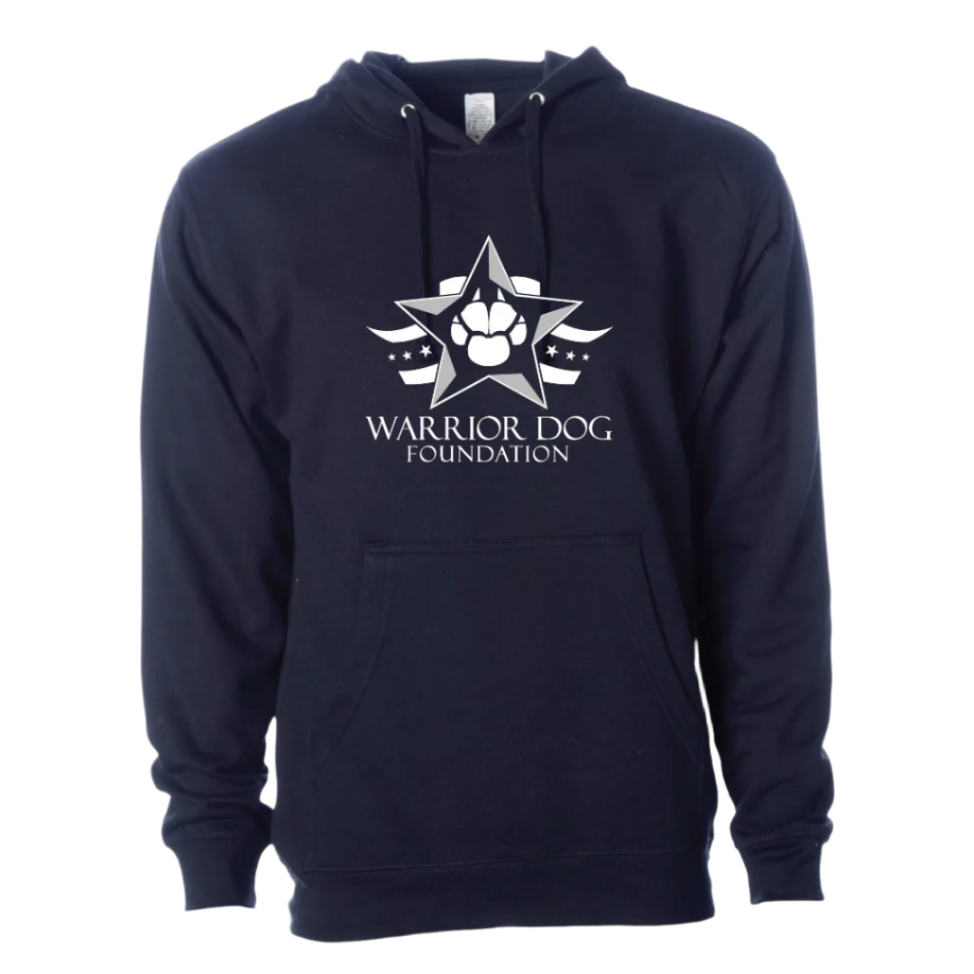 Warrior Dog Foundation Pullover Hoodie - Navy Blue