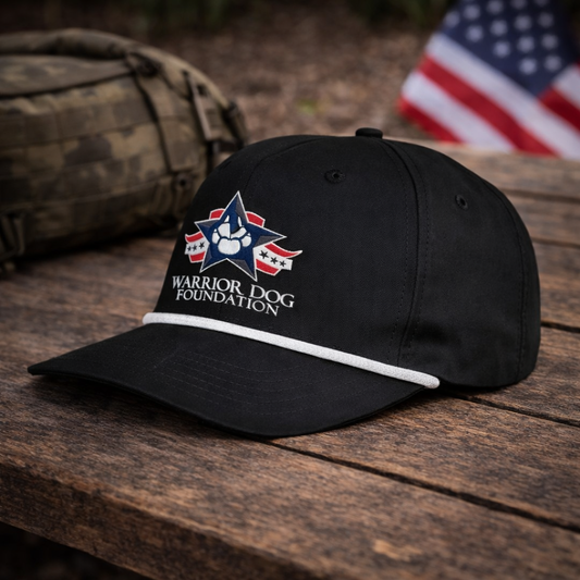 5-Panel Rope Hat - Black