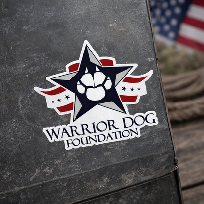 Warrior Dog Foundation Full Color 6" Decal