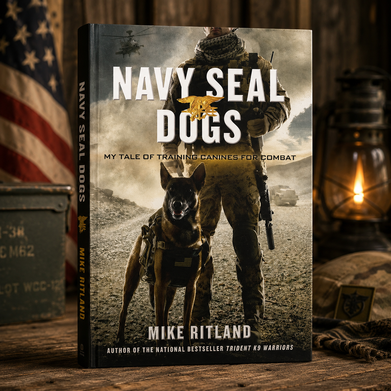 Autographed “Navy SEAL Dogs Book” Paperback