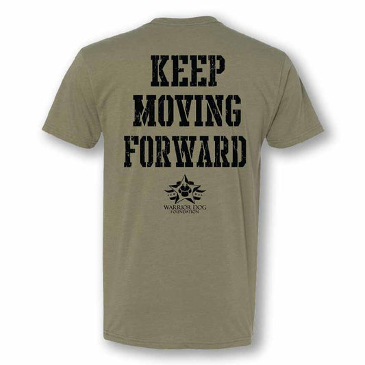 Chris Cappa Keep Moving Forward T-Shirt - Olive Drab