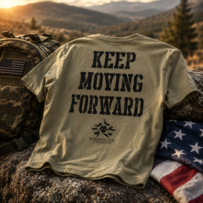 Chris Cappa Keep Moving Forward T-Shirt - Olive Drab