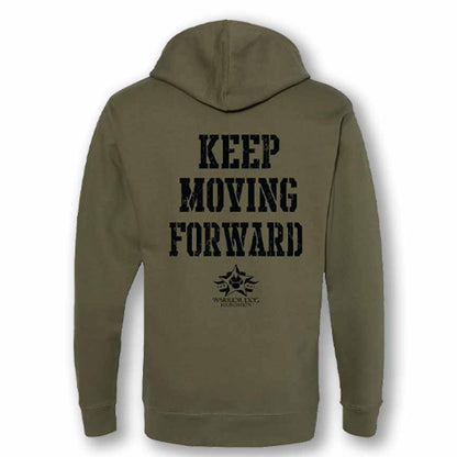 Chris Cappa Keep Moving Forward Hoodie - Olive Drab