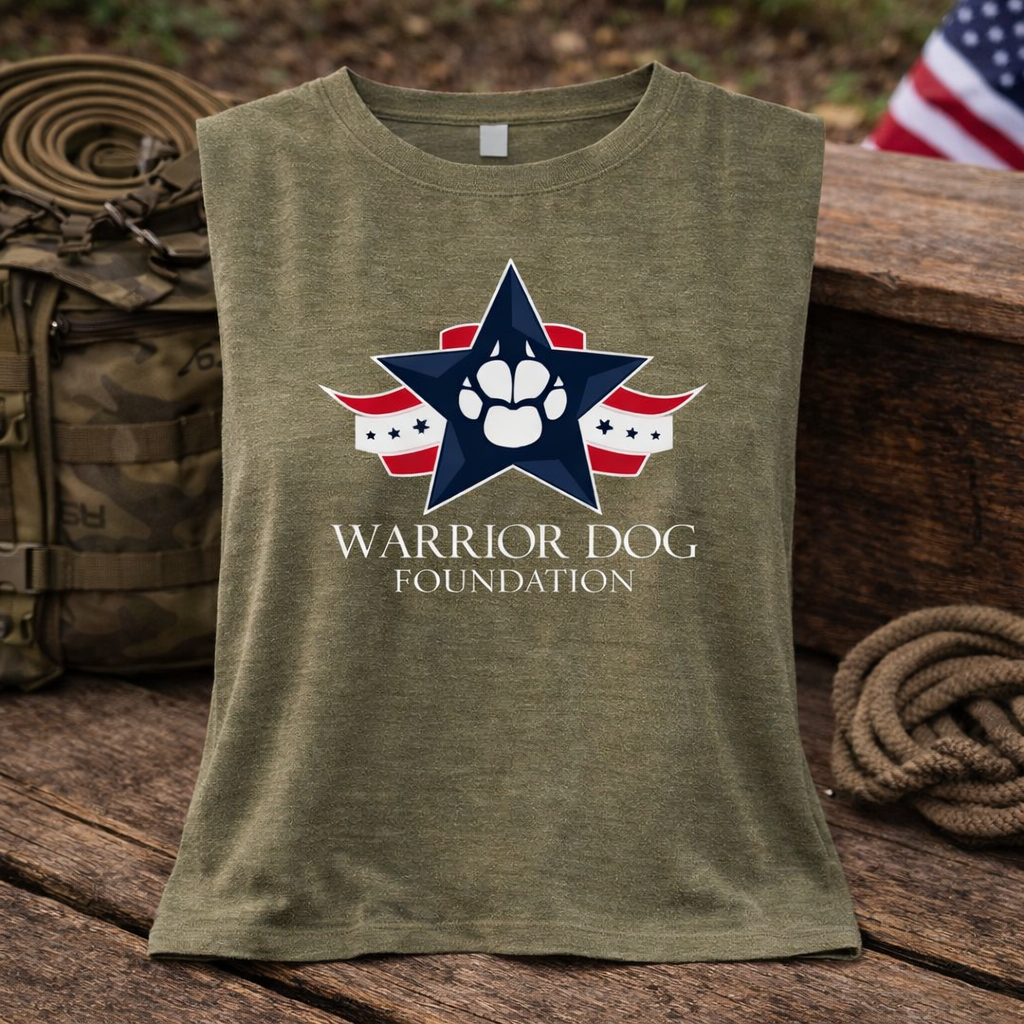 Ladies' Racerback Cropped Tank - Olive