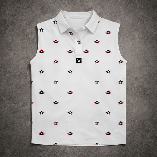 Womens White Polo Shirt