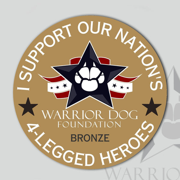 Donation Supporter Badge - Bumper Sticker - Bronze