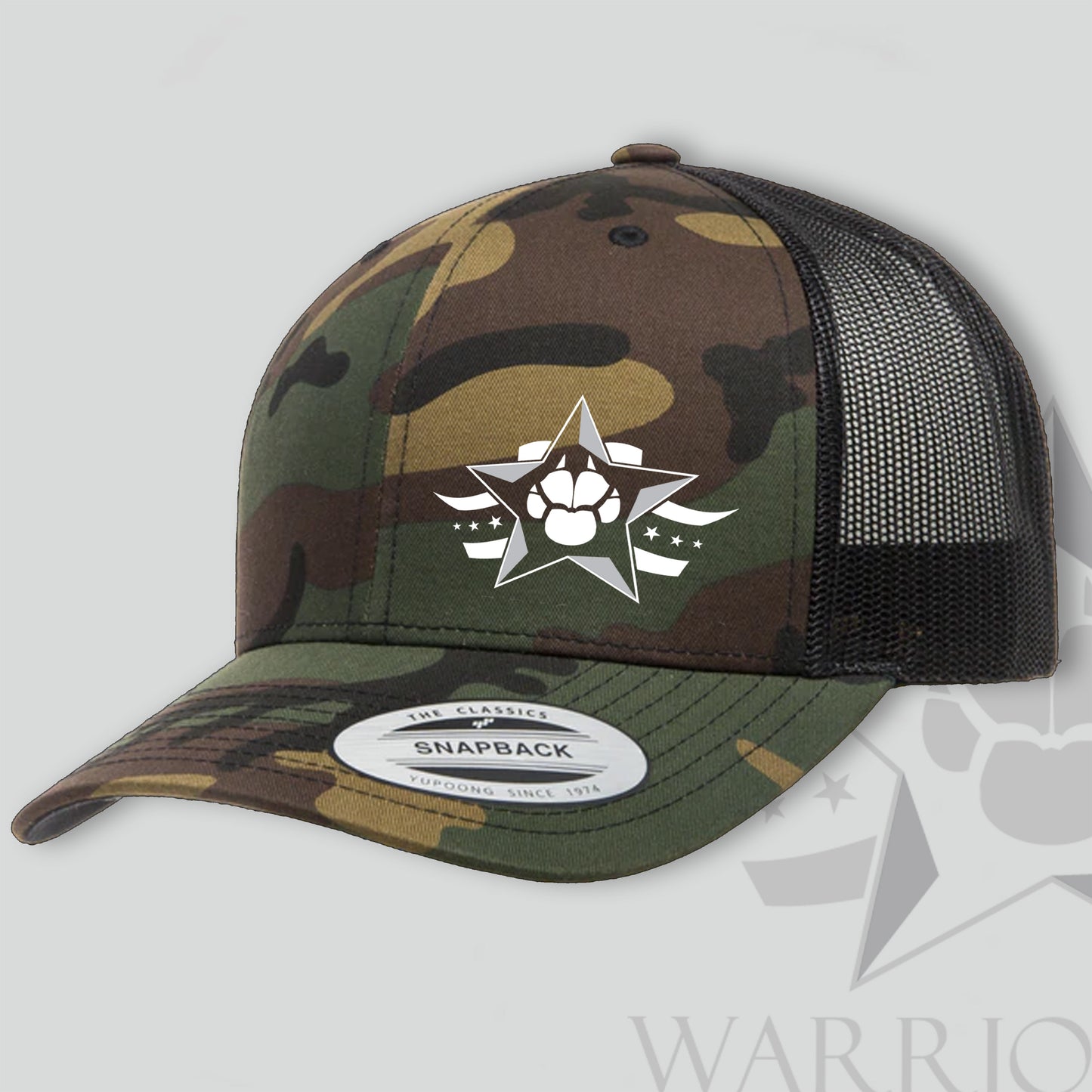 Warrior Dog Foundation Trucker Hat - Camouflage