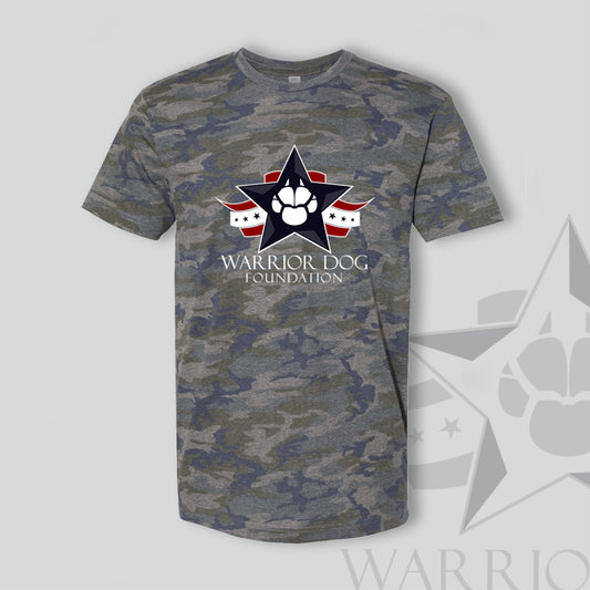Warrior Dog Foundation Men's T-Shirt - Vintage Camo