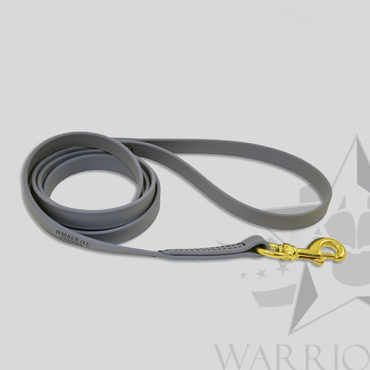 Warrior Dog Foundation Biothane 6' Leash - Gray