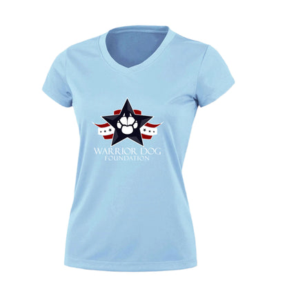 Woman's Crew Neck T-Shirt - Ice Blue